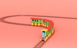 little toy train